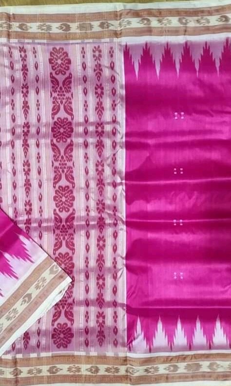 Silkmark Certified Kataki Khandua Silk Sarees/ Sambalpuri Ikkat Tussar Silk  Saree With Blouse Piece/ Handloom Ghicha Tussar Sari/ Maniabandi - Etsy